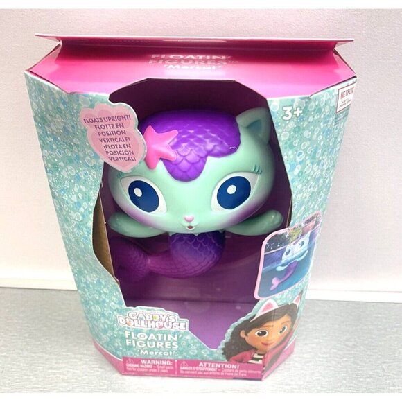 Swimways Gabby's Dollhouse Floatin' Figures Mercat Pool or Bath Toy Floating - Picture 8 of 8